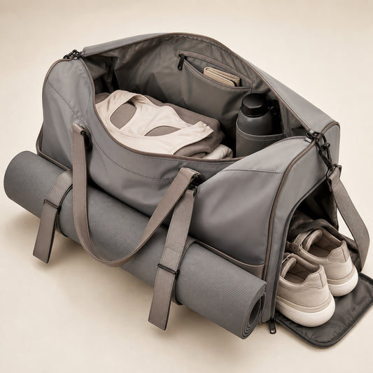 ヨガマットバッグ ポケット付き|ヨガ ピラティス おうち時間 初心者 持ち運び トレーニング
