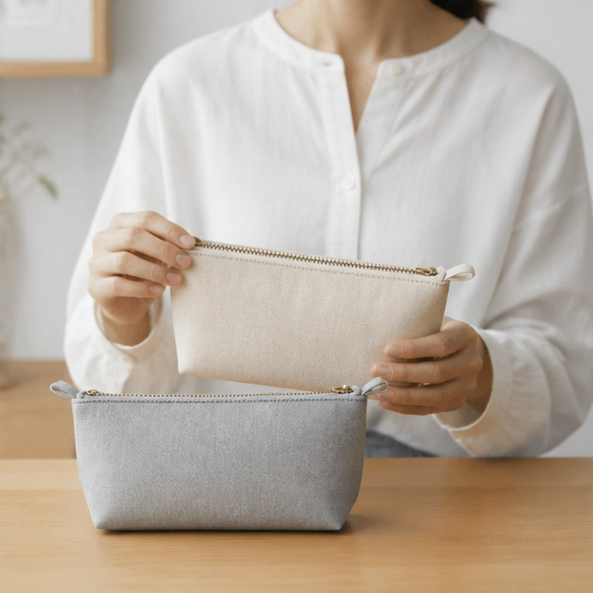 ペンケース 2個セット|シンプル 使いやすい 普段使い 収納 プレゼント
