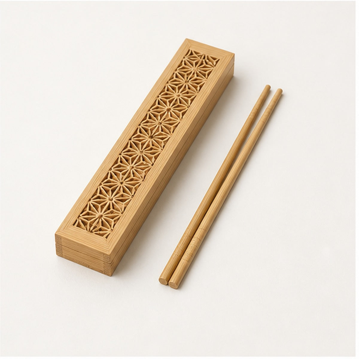 竹 箸箱セット 麻の葉｜おしゃれ かわいい 食器 キッチン 普段使い プレゼント ギフト